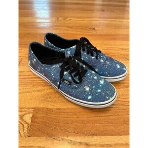 VANS Authentic Canvas Skate Shoes Cosmic Galaxy Womens Size 7
